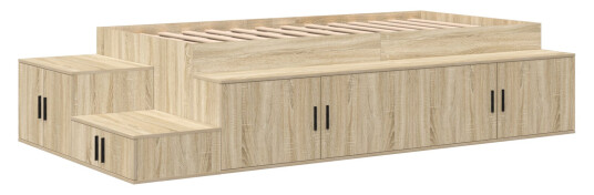 Lagringsseng Sonoma Eik 90x190 cm