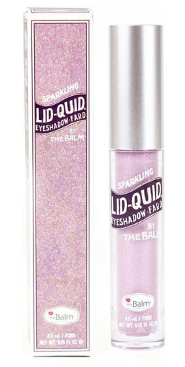 the Balm Lid Quid Sparkling Liquid Eyeshadow Lavender Mimosa