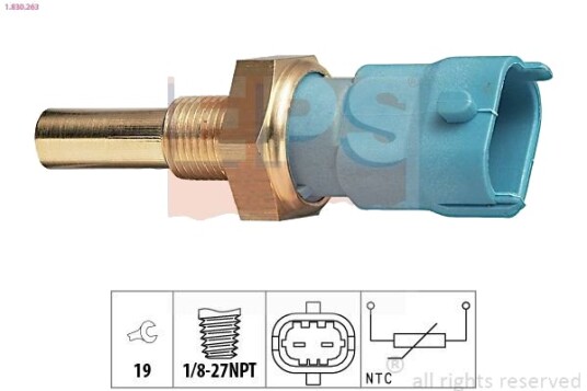 Sensor, motortemperatur EPS 1.830.263