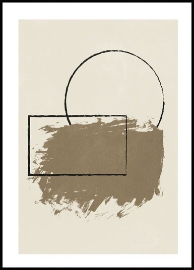 Layered Abstract No. 2 Plakat Plakat / 100x150cm