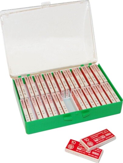 Siba 7500101 Finsikringseske 360 Deler, Rask/Treg