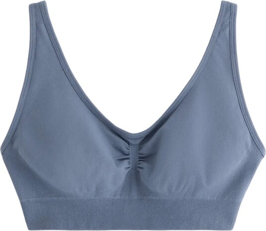 Lindex Soft Seamless Bra Grey 2 XL