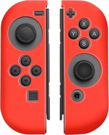 Teknikproffset Silikongrep til Joy-Con Rød