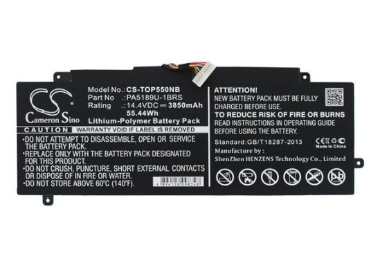 Toshiba Satellite P55W-B5224 batteri (3850 mAh 14.4 V)