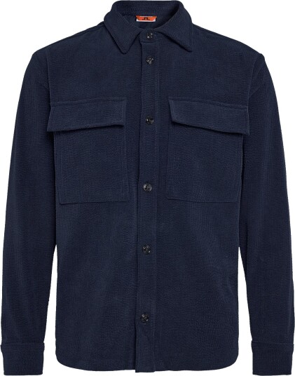 J. Lindeberg Finnigan Drape Cord Overshirt   JL NAVY   S