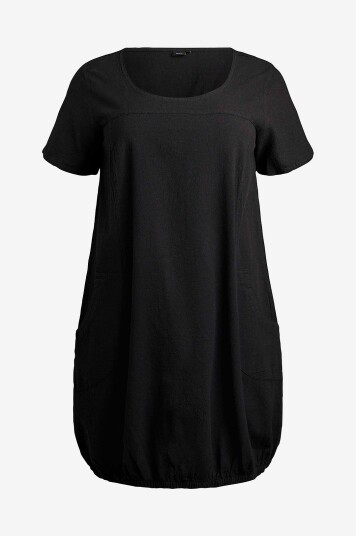 Zizzi Kjole jEasy S/S DresSvart