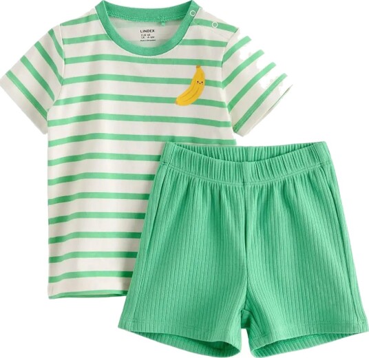 Lindex Set With Top And Shorts Green 74 Lindex Set With Top And Shorts Green 74