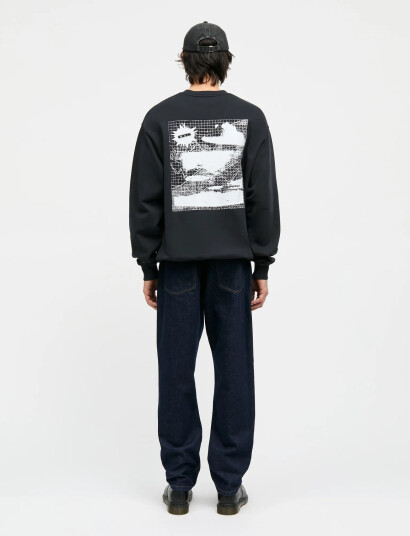 Mads Nørgaard Tough Hawk Fantasy Crew Sweat - Black - XL Mads Nørgaard Tough Hawk Fantasy Crew Sweat - Black - XL