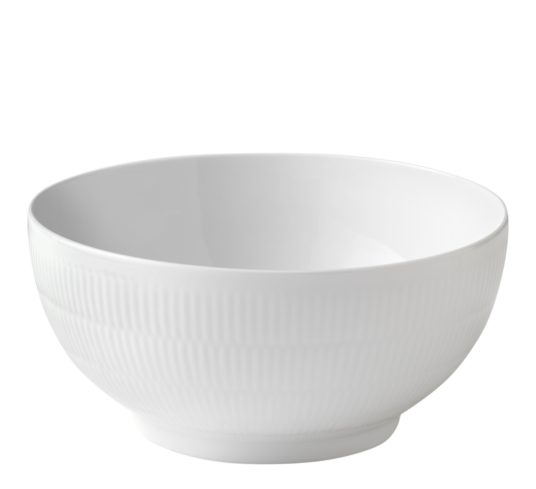 Royal Copenhagen White Fluted bolle Diameter 24 cm