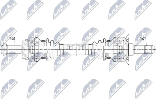 Nty Drivaksel NTY NPW BM 093 Nty Drivaksel NTY NPW BM 093