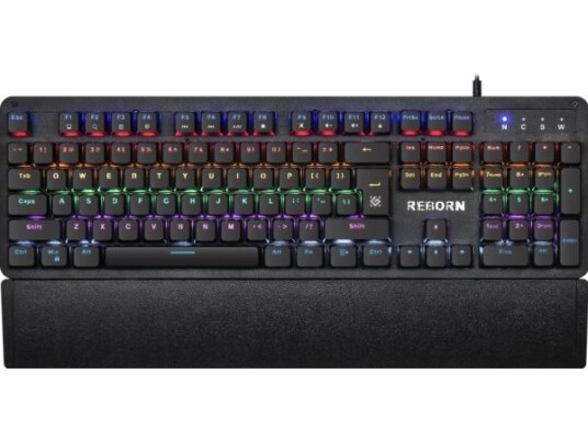 Defender Reborn Gk-165Dl Rainbow Koblet Med Ledninger Ikke Trådløs Usb Mekanisk Nøkkelbryter Qwerty Rgb Led Sort Defender Reborn Gk-165Dl Rainbow Koblet Med Ledninger Ikke Trådløs Usb Mekanisk Nøkkelbryter Qwerty Rgb Led Sort
