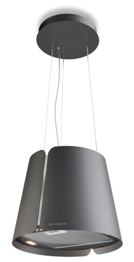 Eico Beat DG Fritthengende Kjøkkenvifte Ø43 cm Mørkegrå Matt Eico Beat DG Fritthengende Kjøkkenvifte Ø43 cm Mørkegrå Matt