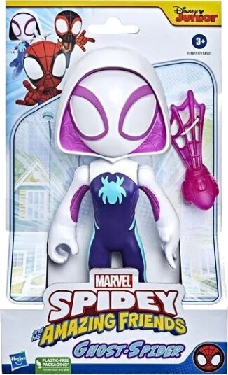 Marvel Spidey And His Amazing Friends Supersized 9" Figure Ghost Spider Marvel Spidey And His Amazing Friends Supersized 9" Figure Ghost Spider