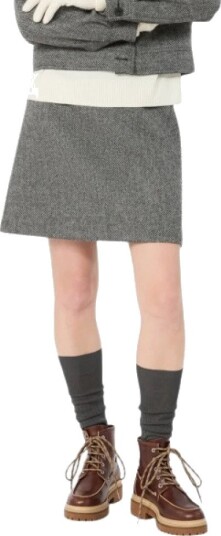 Weekend Max Mara Dame Skjørt Grå 2XS,