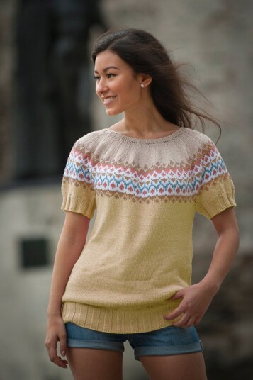 Viking Garn 1706 7 Suna Topp Gul