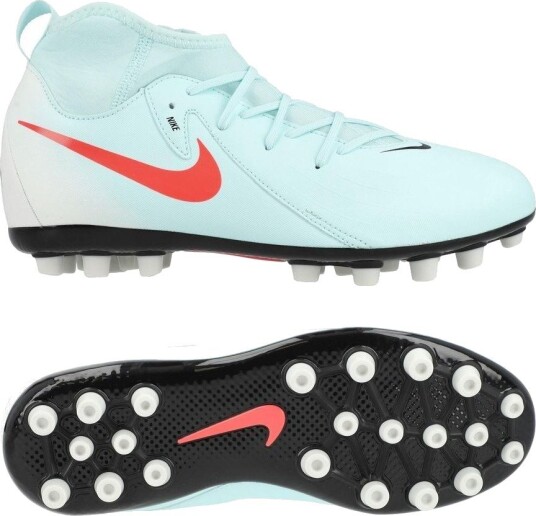 Nike Phantom Luna II Academy AG Mad Energy Turkis/rød/Rød Barn Kunstgress (AG) størrelse 33½