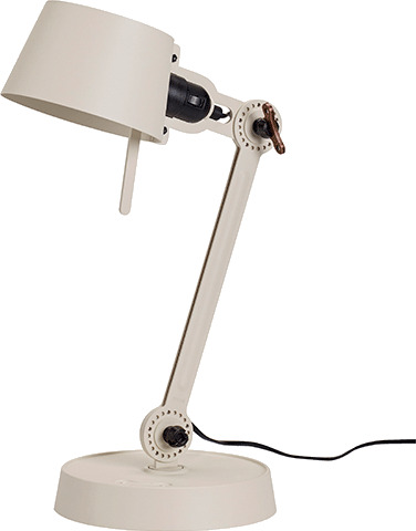 Tonone Bolt Bordlampe Kort Én Arm Lyn Hvit