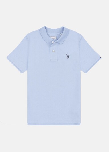 Us Polo Kids Dhm Pique Polo Chambray Blue 15 16 Skjorter Us Polo Kids Dhm Pique Polo Chambray Blue 15 16 Skjorter