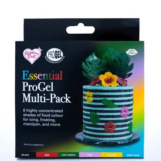 Progel Pastafarge Multipack 6 Farger