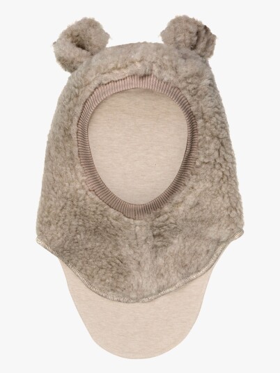 Huttelihut Camel Melange Elefantlue Ears Ull Teddybjørn 48/0 12 mdr