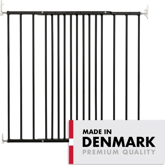 Babydan Sikkerhetsgrind Multidan, Sort, Metall