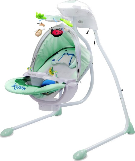 Caretero Bugies Elektrisk Vippestol Med Gynging Og Uro Mint Caretero Bugies Elektrisk Vippestol Med Gynging Og Uro Mint