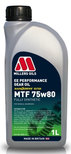 Girolje MILLERS EE Performance MTF 75W80 1L Girolje MILLERS EE Performance MTF 75W80 1L