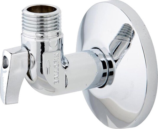 Broen Ballofix 1/2" Kuleventil Vinkel i Stål med Chrome Greb