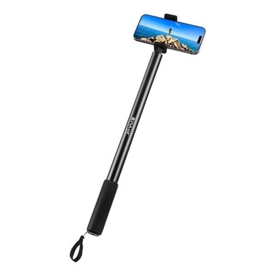 Selfieholder i metall 2m PULUZ for Insta360 One RS/X2/X3/X4 kamera (svart) Selfieholder i metall 2m PULUZ for Insta360 One RS/X2/X3/X4 kamera (svart)