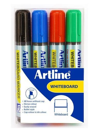 ARTLINE Whiteboardpenne Artline 519 Dry Safe 4/sæt