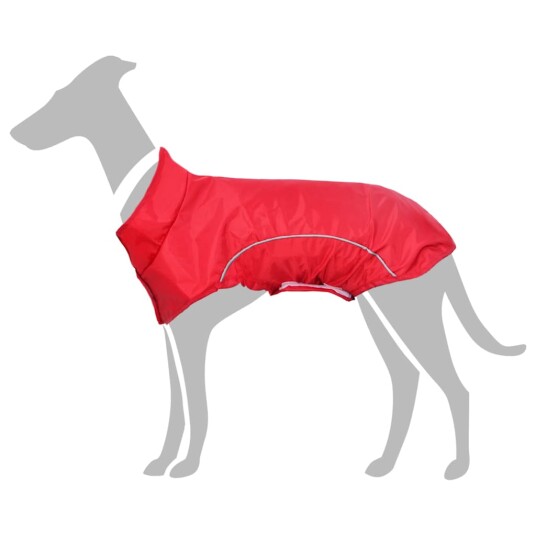 Vidaxl Hunde Regnfrakk Med Refleksstrimler Polyester Rød Xl Vidaxl Hunde Regnfrakk Med Refleksstrimler Polyester Rød Xl