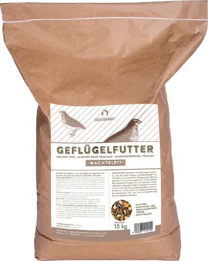 Neuendorff Premium Hobby Vaktel Fit 2 X 15 kg Neuendorff Premium Hobby Vaktel Fit 2 X 15 kg