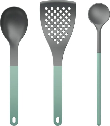 Rosti Optima kjøkkenredskap 1 3 deler Nordic green nylon