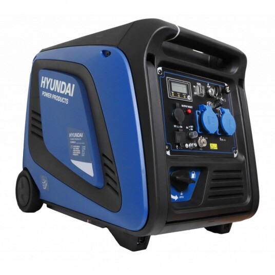 HYUNDAI HY3900SEi Inverter Aggregat 3900W   Elektrisk start og Fjernkontroll   ATS