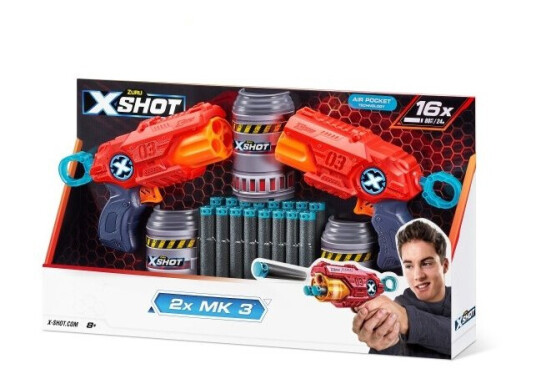 Excel Mk 3 Launcher Dobbelpakke 2 Skyttere 3 Treningsmål