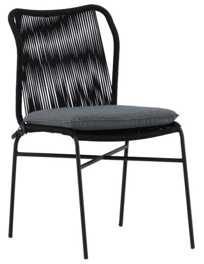 Venture Design Julian spisestol Svart/grå Svart