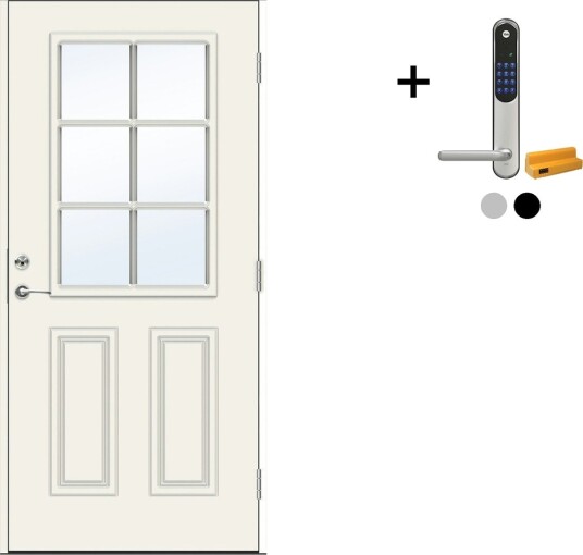 Ytterdør Swedoor Advance-Line Classic Monteverdi med Yale Entrus Ytterdør Swedoor Advance-Line Classic Monteverdi med Yale Entrus