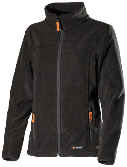 Fleecejakke Dame 687P-W Svart Str . S Fleecejakke Dame 687P-W Svart Str . S