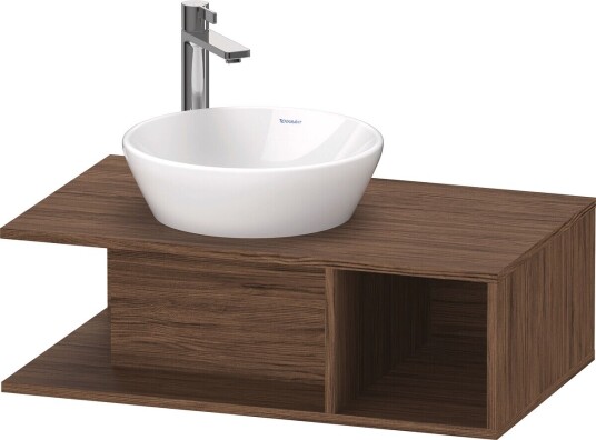 Duravit D-Neo Compact Servantskap 800x480 mm Mørk Valnøtt Dekor