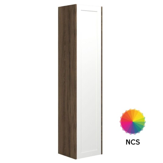 Dansani Inzo Ramme Høyskap Slim 1 dør Brun Eik/ncs Farge / 40cm Versjon C Høyre Hengslet Dansani Inzo Ramme Høyskap Slim 1 dør Brun Eik/ncs Farge / 40cm Versjon C Høyre Hengslet