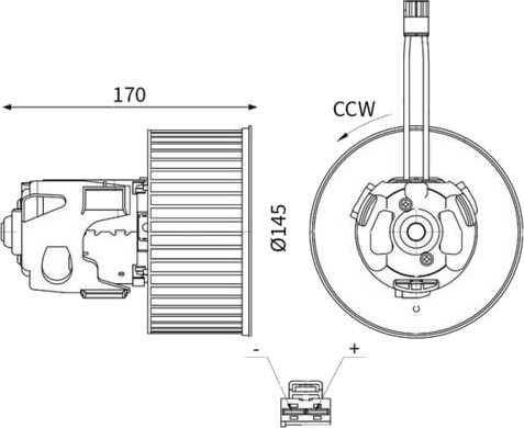 Kupévifte MAHLE AB 150 000S