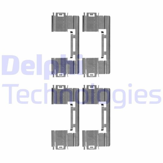 Tilbehørsett, skivebremse belegg DELPHI LX0551