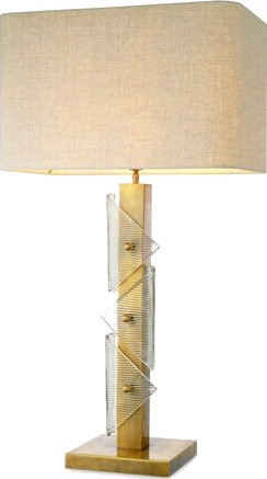 Laurent taklampe antikk messing