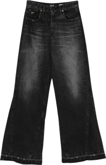 Lois Dame Jeans Svart W25,