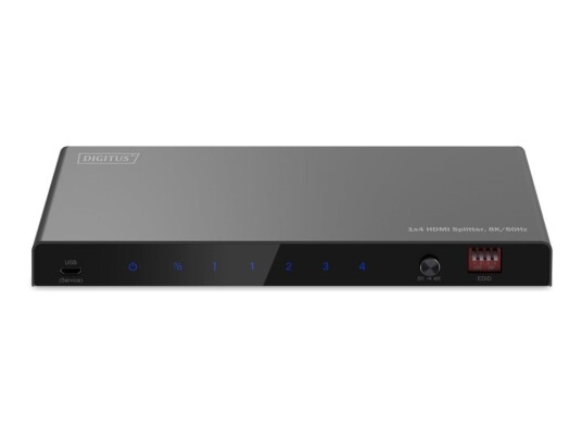 Digitus   Video/Lyd Splitter   8K 1X4   4 X Hdmi   Stasjonær