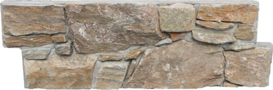 Stone Wall Forblendingsstein hallingdal skifer panel b: 200mm l: 550mm t: 40mm brun