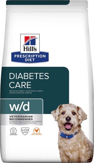 Hill'S Prescription Diet W/D Diabetes Care Hundefôr Med Kylling 2 X 10 kg