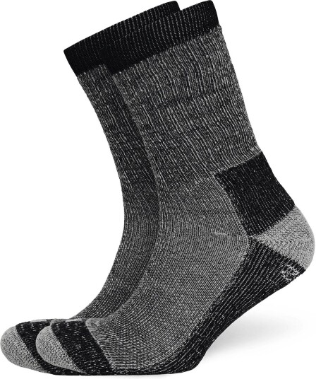 Alpacasocks&Co Merino Hiking 1 Pack BLACK 45 48