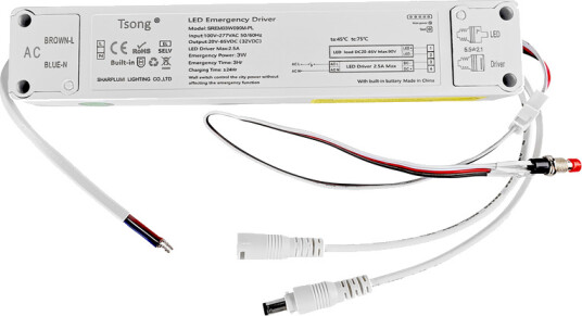 Nødbelysningsdriver til LED panel 3 timers batteritid Nødbelysningsdriver til LED panel 3 timers batteritid
