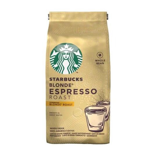 STARBUCKS ESPRESSO BLONDE ROAST KAFFEBØNNER 12451938 STARBUCKS ESPRESSO BLONDE ROAST KAFFEBØNNER 12451938